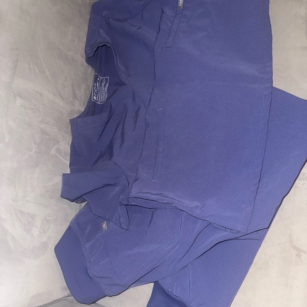 Figs Indigo Scrub Set